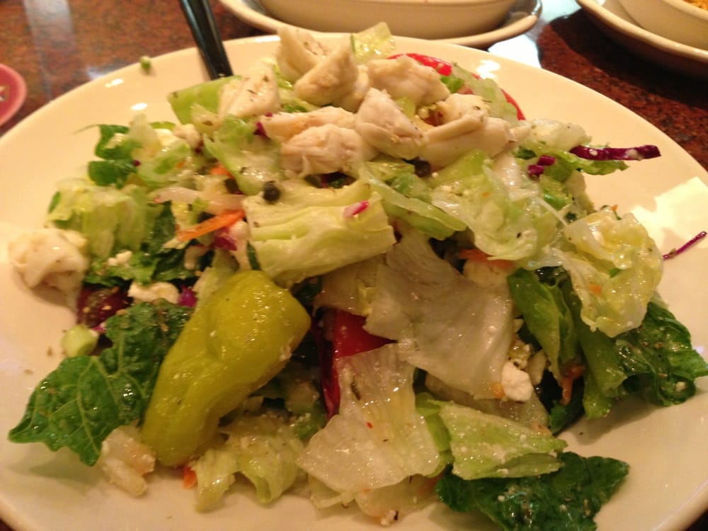 Greek salad with crabmeat Yelp