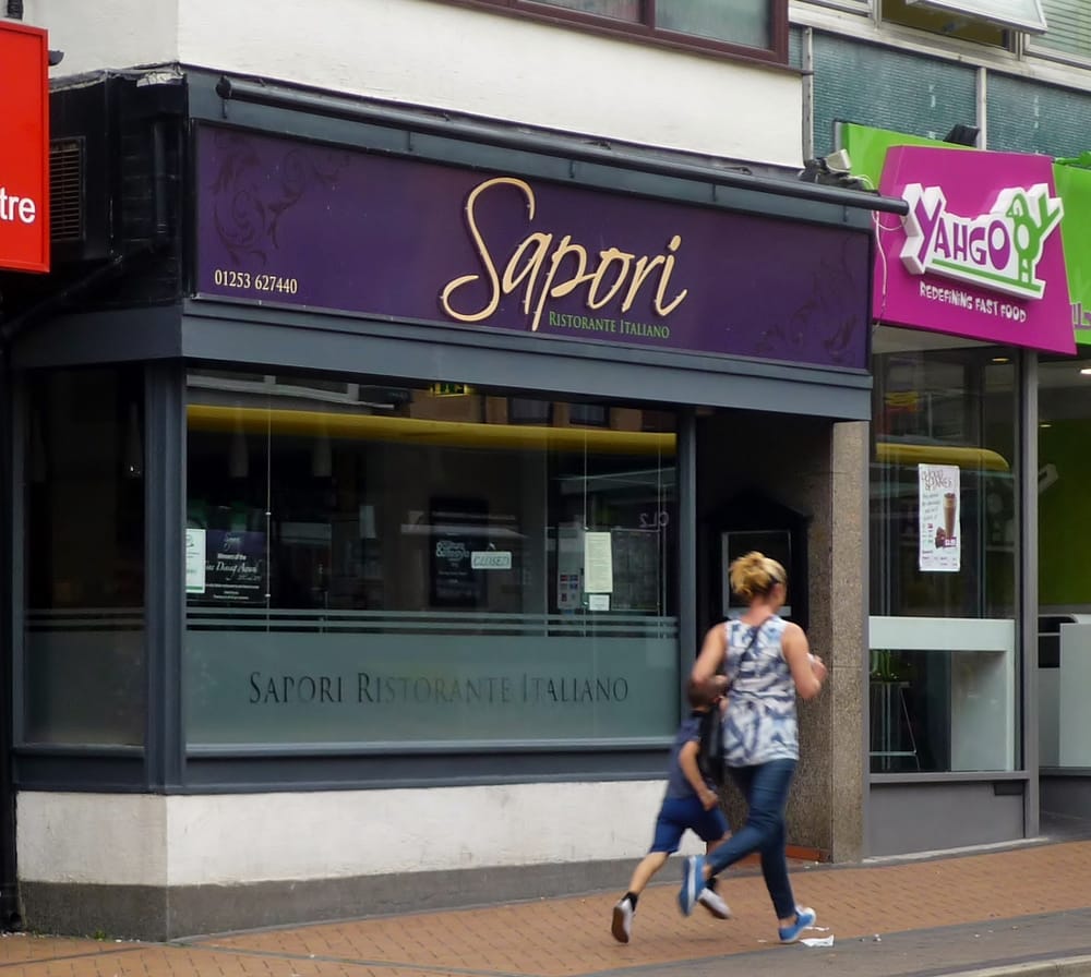 Sapori Ristorante Italiano Italian 36 Clifton Street, Blackpool