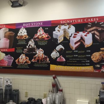 cold stone creamery order