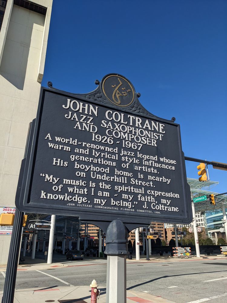 John Coltrane Statue