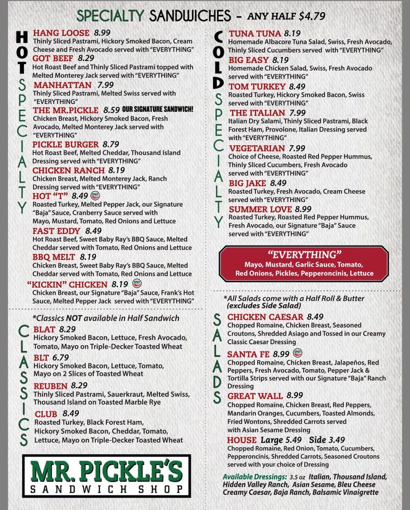 Mr. Pickle’s Sandwich Shop 91 Photos & 58 Reviews Sandwiches 1515