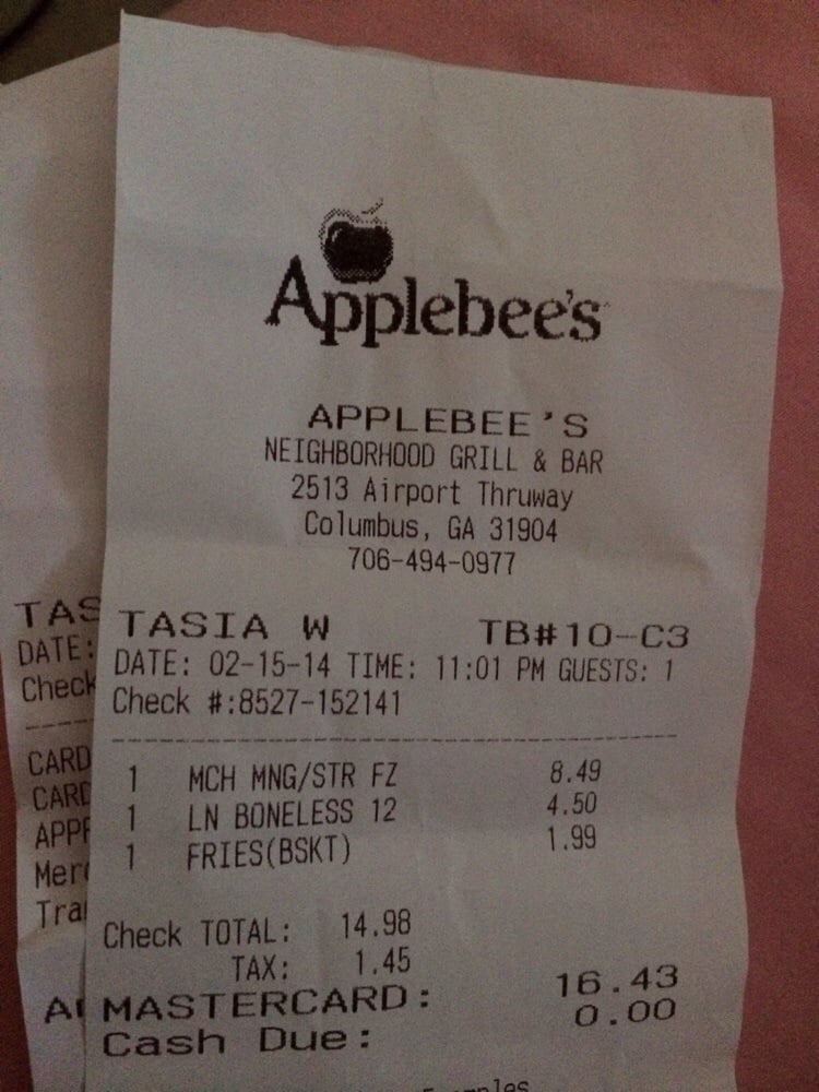 Applebee’s 10 Reviews American (Traditional) 2513 Airport Thruway