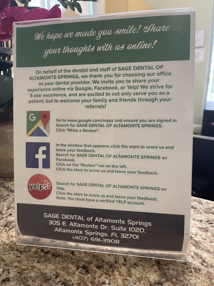 image of business Sage Dental of Altamonte Springs