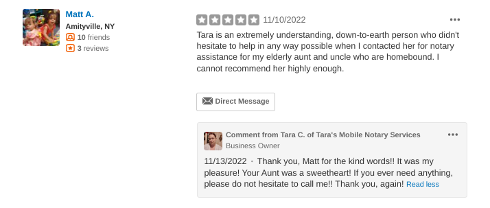 Tara's Mobile Notary Services