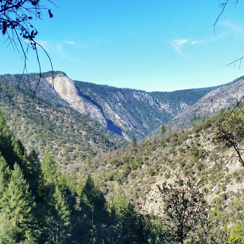 View of Bald Rock Dome from lower trail Yelp