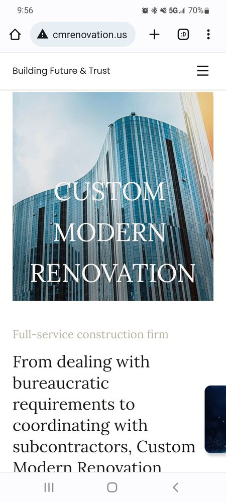image of business Custom Modern Renovation