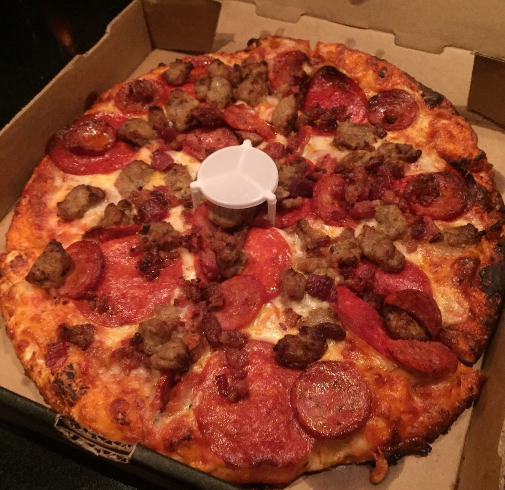 Small Ulti Meat Pizza Yelp Photo Of Round Table Pizza San Jose Ca United States Small Ulti