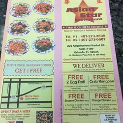 Asian Star Restaurant Order Food Online 28 Reviews Chinese Photo Of Asian Star Restaurant Orlando Fl United States