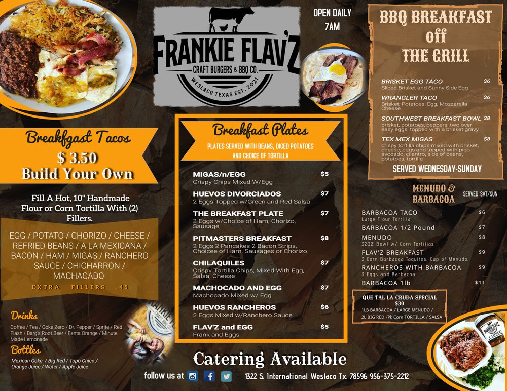 Frankie Flav'z Craft Burgers and BBQ Co.