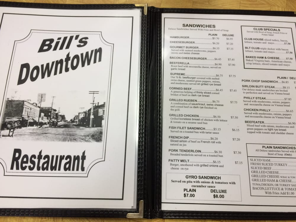 Bills Downtown Restaurant CLOSED 2019 All You Need to Know BEFORE