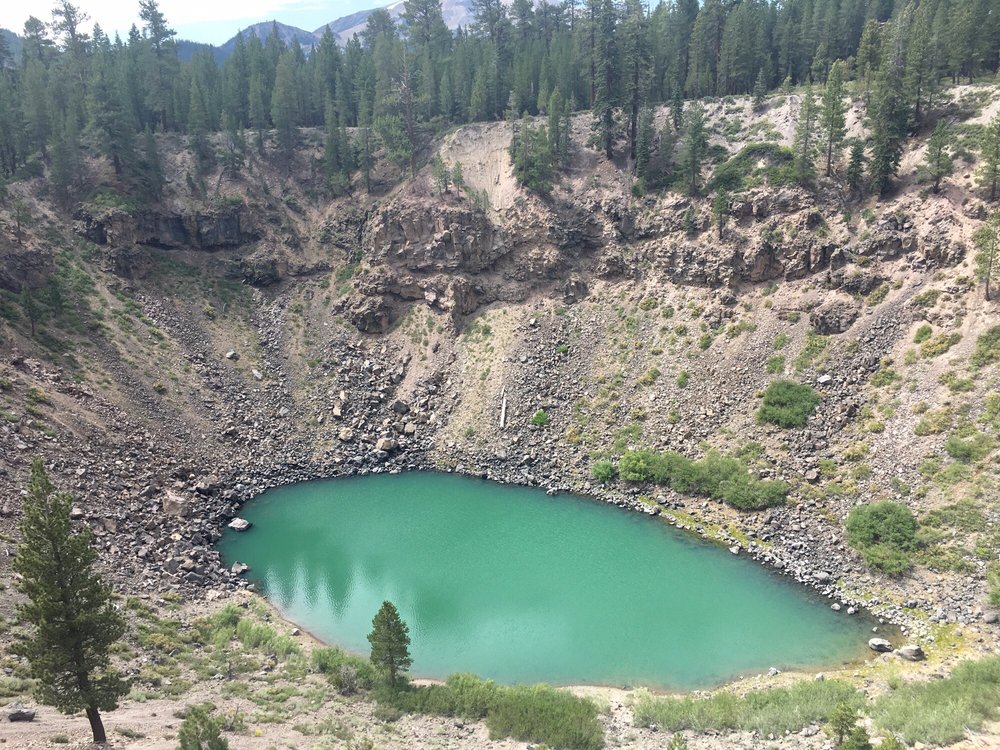 inyo crater s emerald green lake yelp