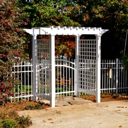 Champion Fence Builders 22 Photos Contractors 10328 Robinson Photo Of Champion Fence Builders Charlotte Nc United States White Aluminum W