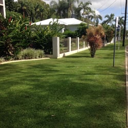 Photo of Prodigy Lawns - Holloways Beach Queensland, Australia. Body Corporate Mulch Mow  Lawn Cut Back Service by Prodigy Lawns in Clifton Beach.