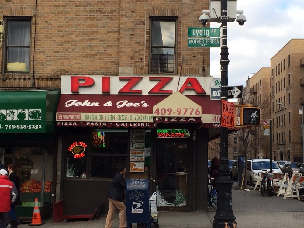 John & Joe's Pizza. Lydig Ave and Holland Ave. Yelp