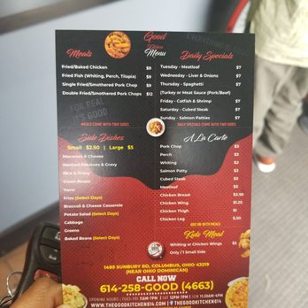 The Good Kitchen 12 Photos Soul Food 1485 Sunbury Rd Columbus Photo Of The Good Kitchen Columbus Oh United States Menu