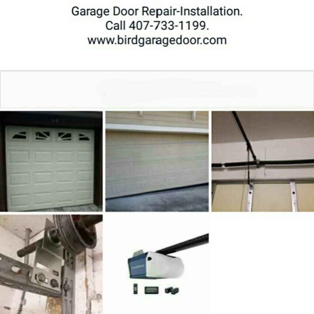 Bird Garage Door