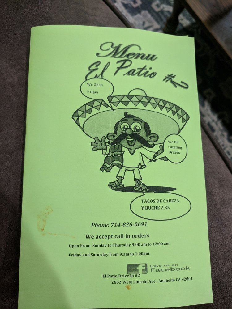 El Patio Drive In The Best 142 Photos 86 Reviews Mexican El Patio Drive In The Best 142 Photos 86 Reviews Mexican 2662 W Lincoln Ave Anaheim Ca Restaurant Phone Number Yelp