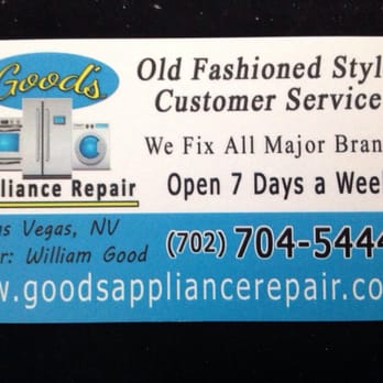 Good S Liance Repair Temp Closed 54 Reviews Liances Photo Of Good S Liance Repair Las Vegas Nv United States Business Saved