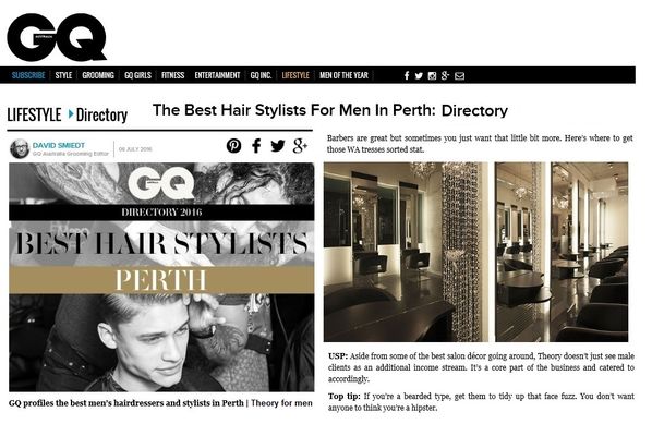 Theory For Men Hair Salons 1 1324 Hay St West Perth West