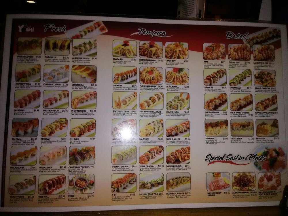 Online Menu of Yoshi Japanese Cuisine Restaurant, Victorville