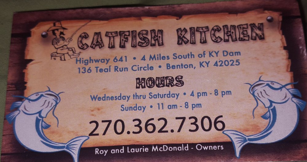 Online Menu Of Catfish Kitchen Restaurant Benton Kentucky 42025