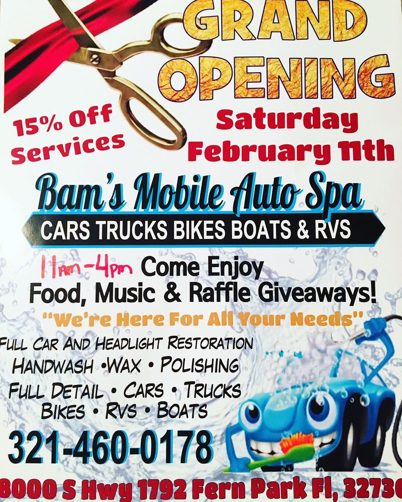 Bam's Mobile Auto Spa