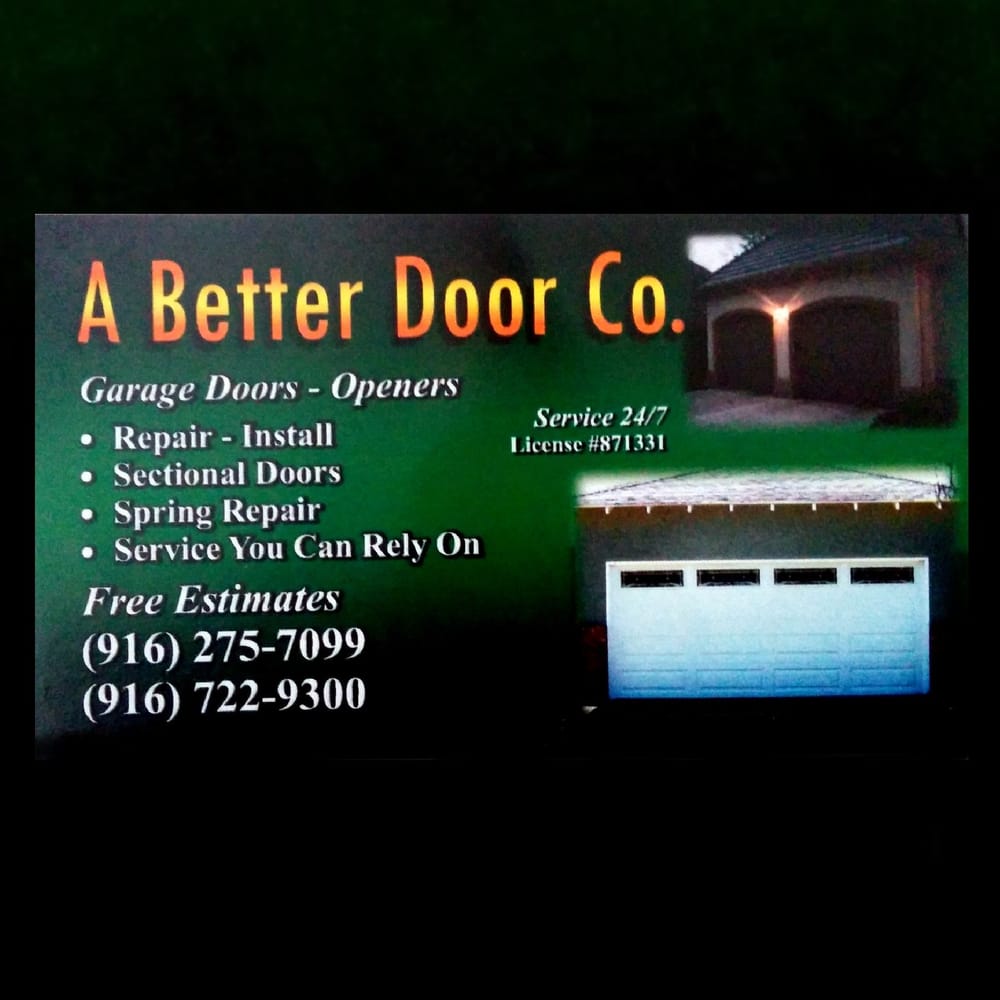 A Better Door Garage Repair Installation Etc Roseville Photo Of A Better Door Company Antelope Ca United States