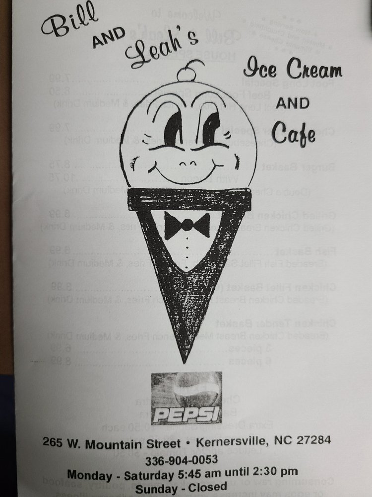 Bill & Leah's Ice Cream & Cafe