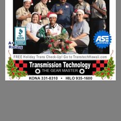 Transmission Technology Auto Repair 74 5546 Kaiwi St Kailua Photo Of Transmission Technology Kailua Kona Hi United States Crew