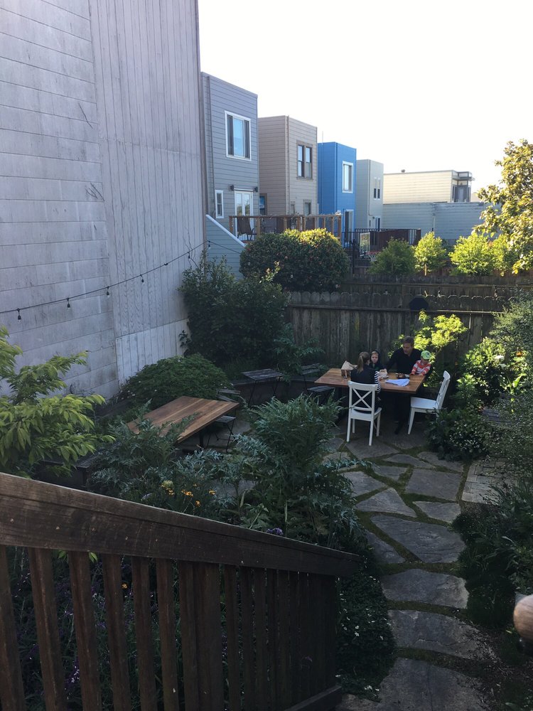 30 Great Places To Eat And Drink Outside In San Francisco Designed By Paxton Gate Marla S Garden Patio Is A Rarity For Richmond Restaurant And So Adorable That The Owners Actually Got Married There