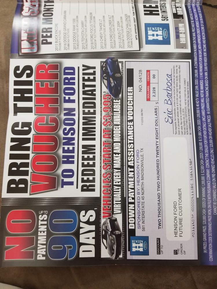Henson Ford Madisonville Tx >> Henson Ford Inc Car Dealers 581 Interstate 45 N Madisonville Henson Ford Madisonville Tx >> Henson Ford Inc Car Dealers 581 Interstate 45 N Madisonville