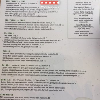 True Food Kitchen Menu true food kitchen - 341 photos & 287 reviews - american (new) - 1 True Food Kitchen Menu true food kitchen - 341 photos & 287 reviews - american (new) - 1