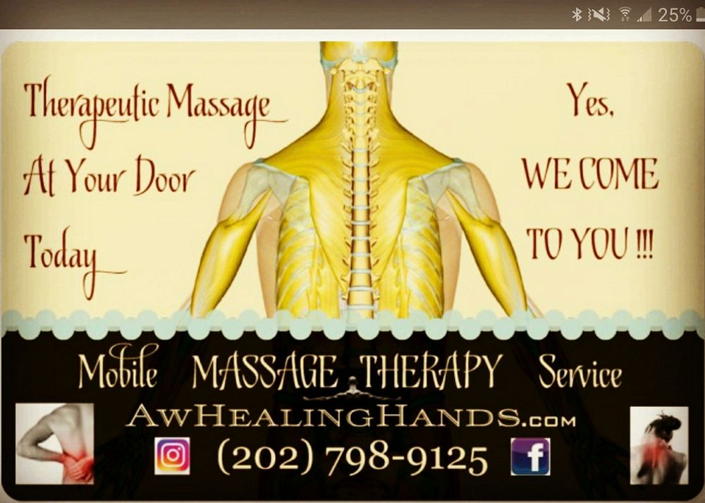 Aw Healing Hands, Mobile Massage 31 Photos Massage Alexandria, VA