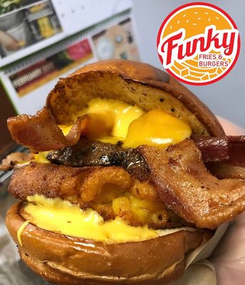 funky fries and burgers