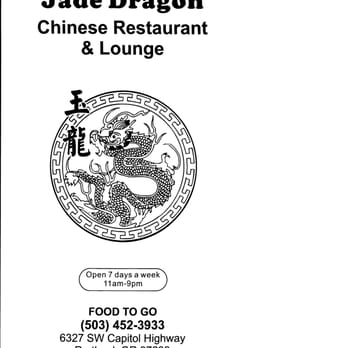 Jade Dragon Chinese Restaurant Lounge Order Food Online 29 Photo Of Jade Dragon Chinese Restaurant Lounge Portland Or United States
