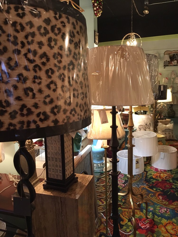 Lake Forest Lamp Shade Company Used Vintage