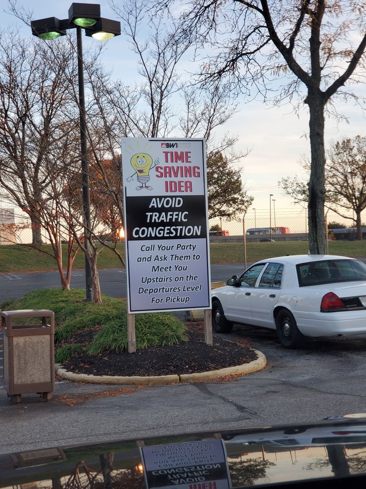 BWI Cell Phone Parking Lot