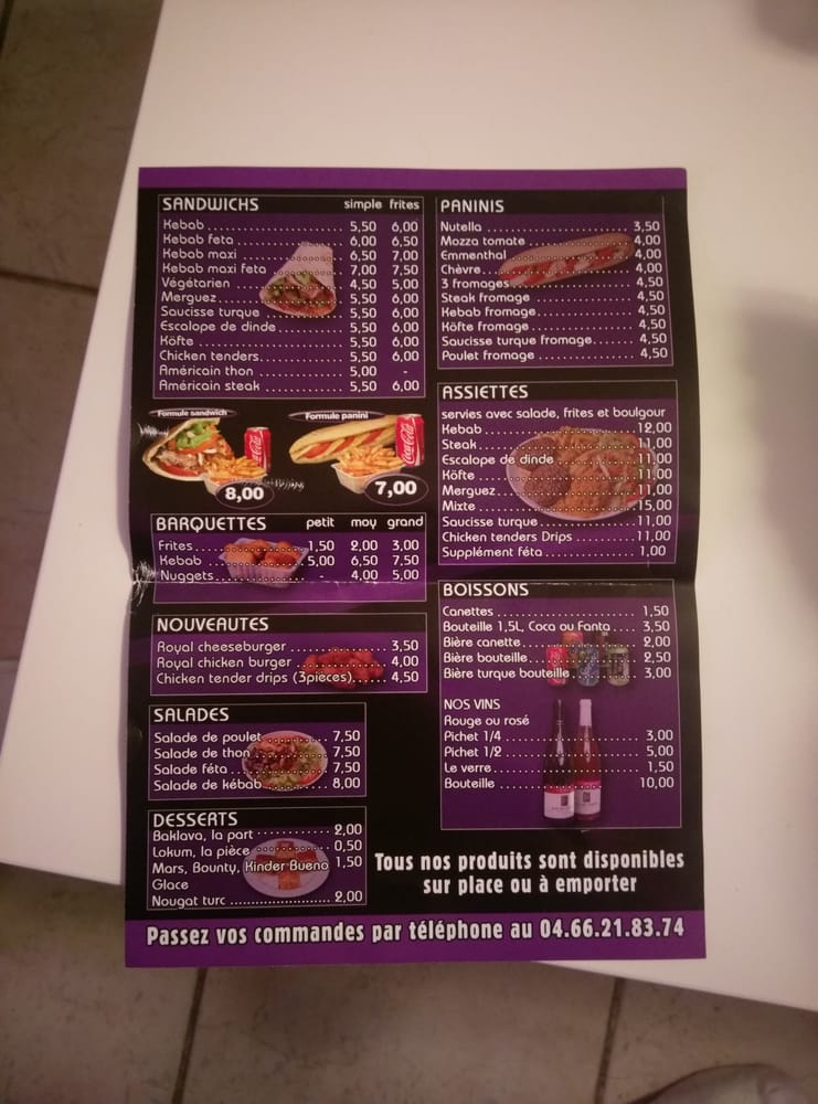 Royal Kebab Kebab 27 Rue Gambetta, Saint Gilles, Gard, France Restaurant Reviews Phone