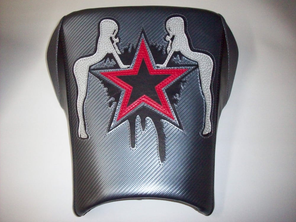 Star Women Custom Motorcycle Seat Cover Design For A Honda Cbr 954 Photo Of Sweet Ass Seats Garrison Tx United States Star Women