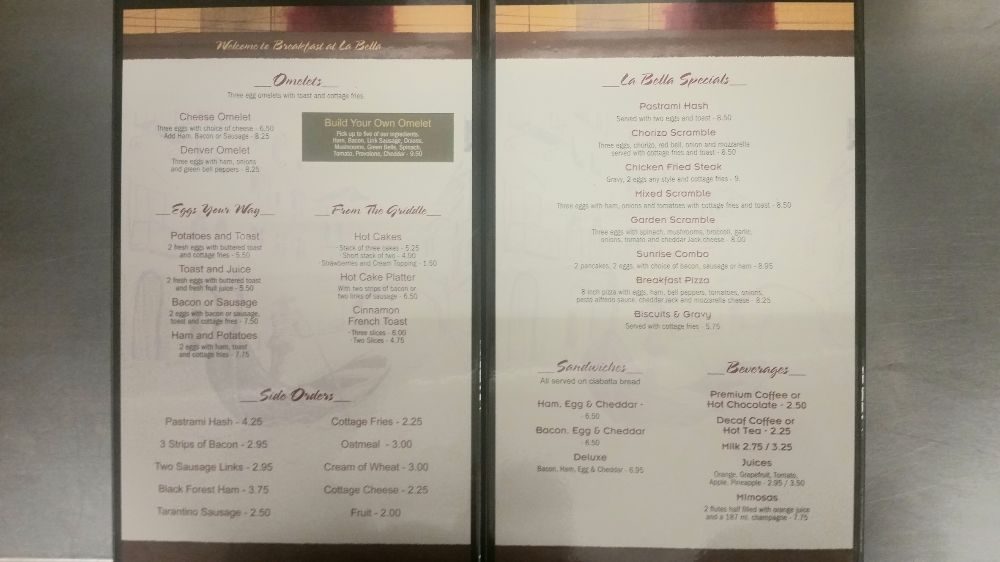 Operation Main Street La Bella Pizza Gift Cards