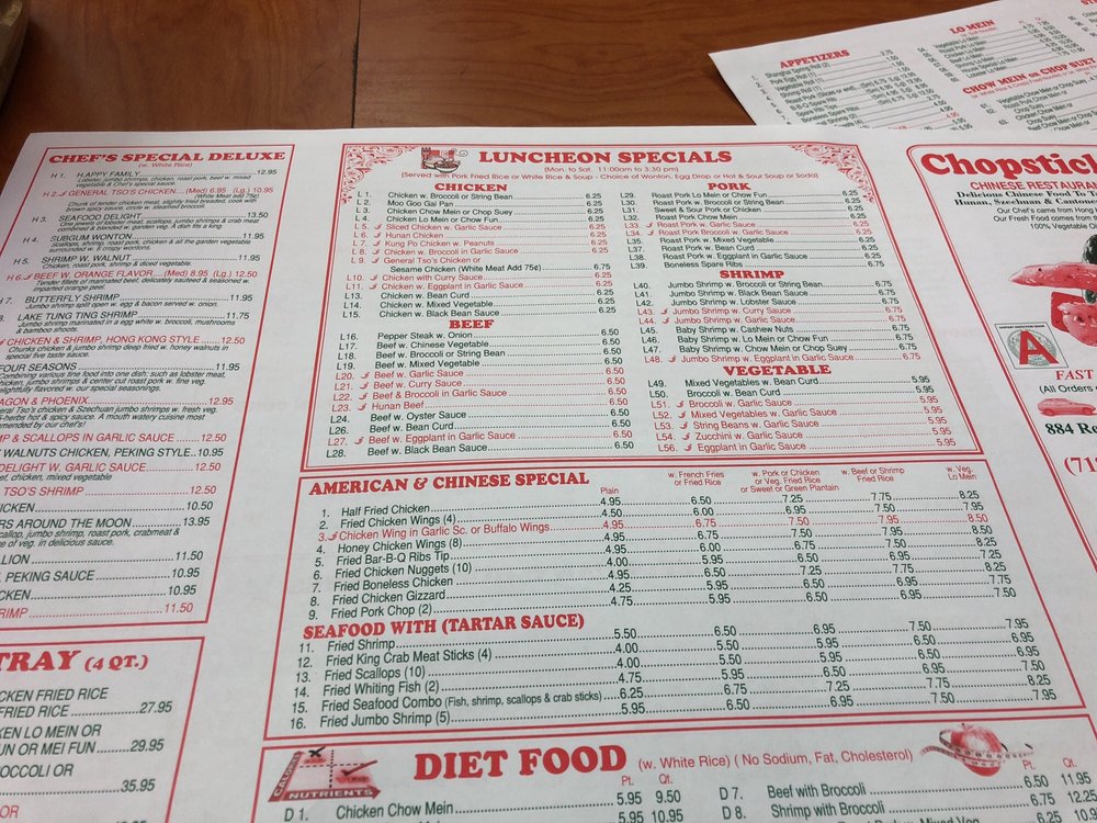 Chopsticks Order Food Online 22 Reviews Food Canarsie