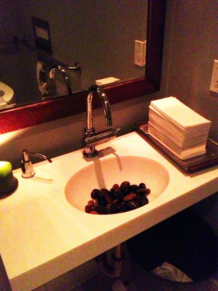 Very Clean Bathroom Like The Rocks In Sink Yelp Photo Of Ink Los Angeles Ca United States Very Clean Bathroom
