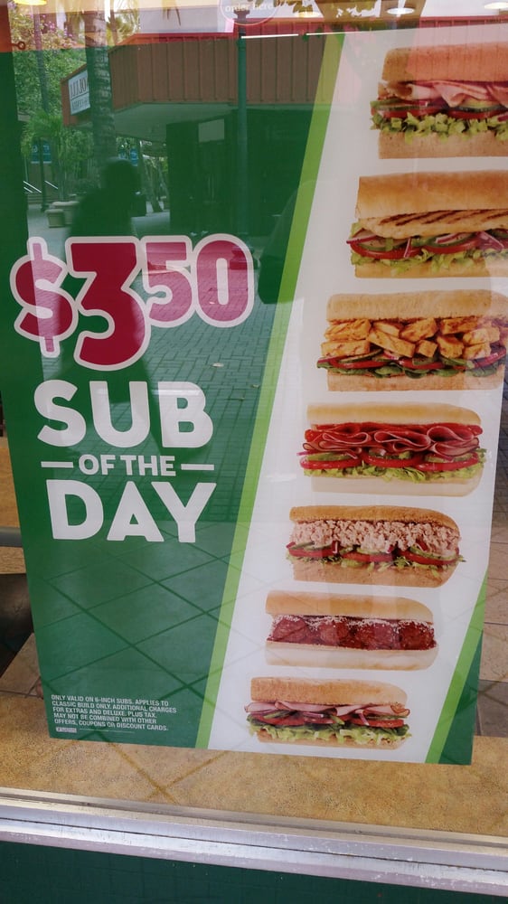 3.50 sub of the day Yelp