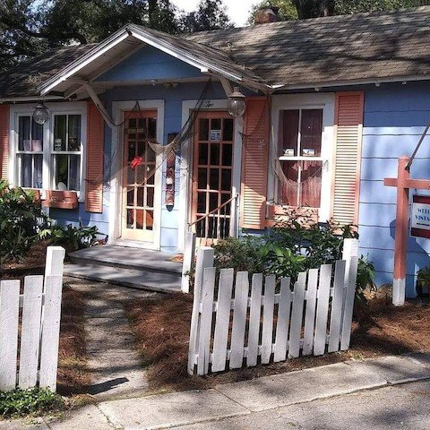 Vintage Coastal Cottage Image