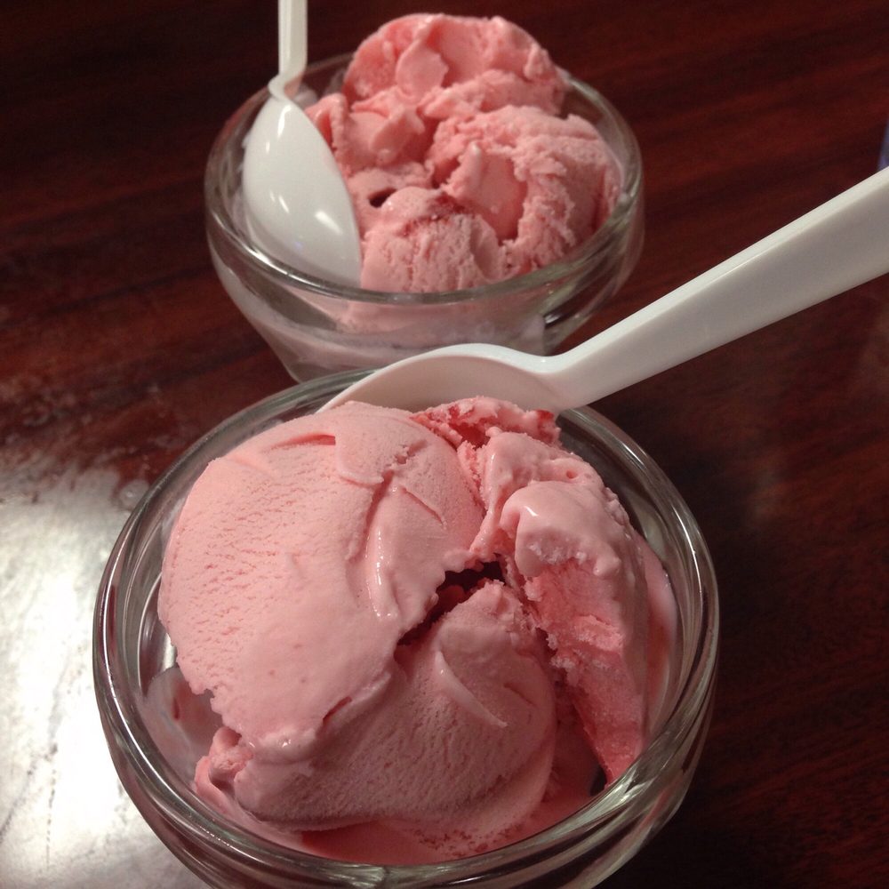 The Yelp Check In For Free Dessert Strawberry Ice Cream Photo Of 77 Asian Kitchen North Hollywood Ca United States The Yelp