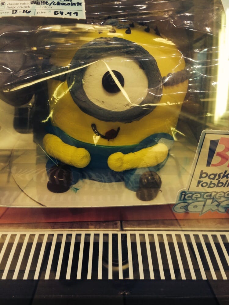 cute little minion ice cream cake yelp