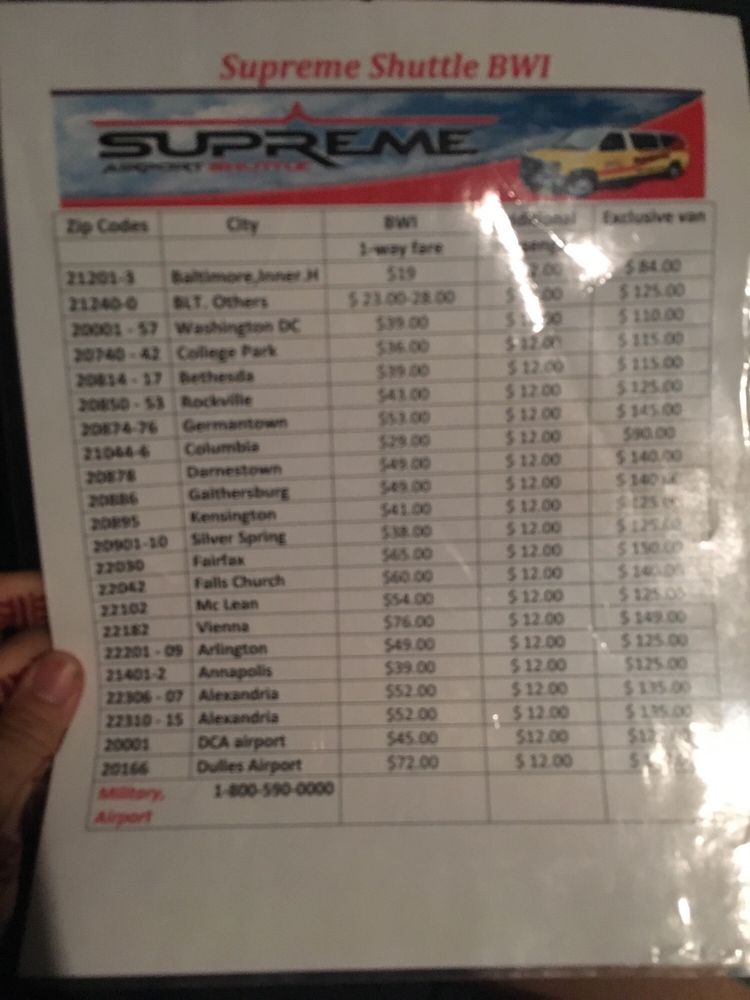 Supreme Airport Shuttle