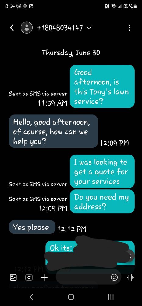 Tony Martinez Lawn Service