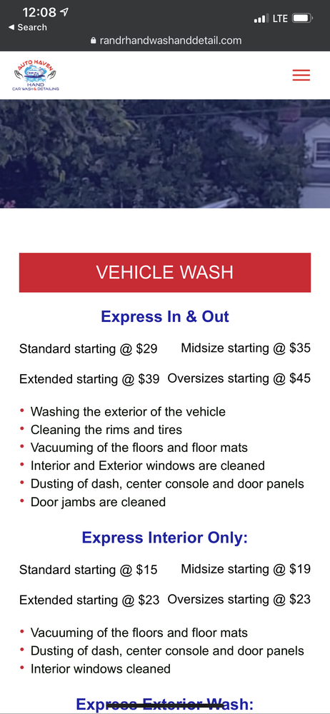 Auto Haven Hand Car Wash & Detailing