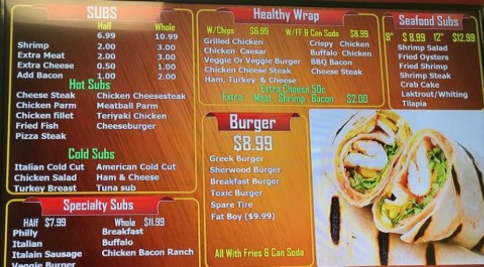 Sherwood Carry Out Sherwood Carry Out